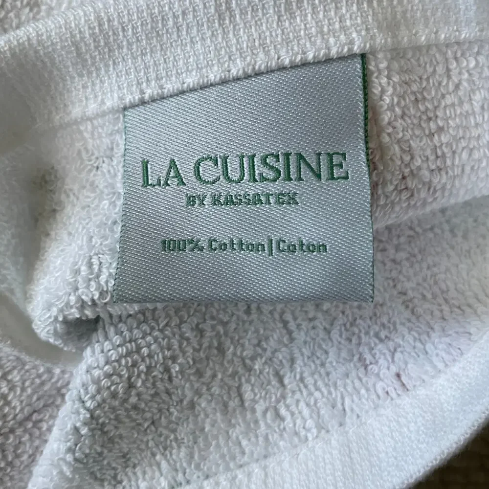 La Cuisine Christmas NUTCRACKER Kitchen Towels Set of 4 HOLIDAY Green Red White
